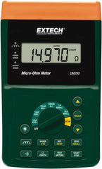 Extech - Digital LCD Display, 600 Megohm Electrical Insulation Resistance Tester & Megohmmeter - Powered by 11.1V Battery & Rechargeable Li-Polymer Battery - Makers Industrial Supply