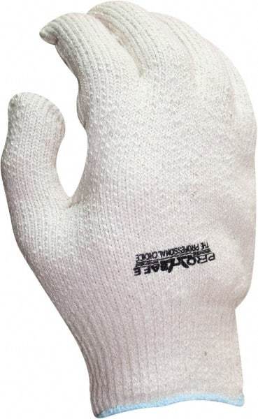 PRO-SAFE - Size L (9) Cotton/Polyester General Protection Work Gloves - For General Purpose, Uncoated, Knit Wrist Cuff, Full Fingered, Natural, Paired - Makers Industrial Supply