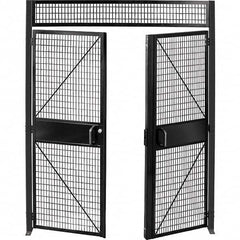 Folding Guard - Temporary Structure Doors Type: Hinged Door Width (Feet): 8 - Makers Industrial Supply