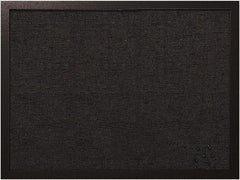 MasterVision - 17.72" Wide x 23.62" High Cork Bulletin Board - Fabric, Black - Makers Industrial Supply