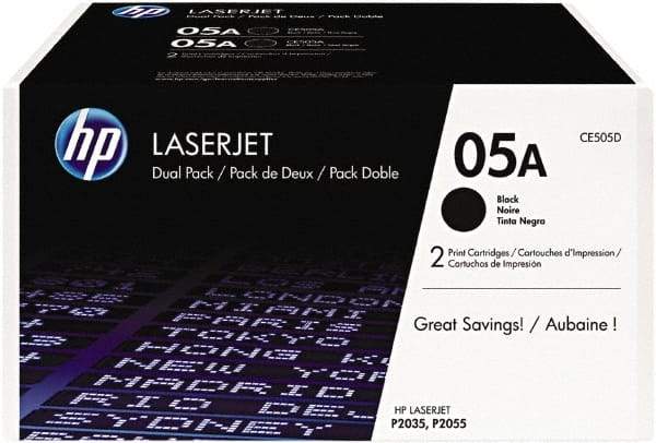 Hewlett-Packard - Black Toner Cartridge - Use with Laser Printers - Makers Industrial Supply