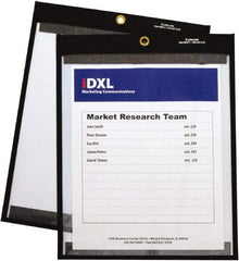 C-LINE - 25 Piece Black/Clear Shop Ticket Holder - 12" High x 9" Wide - Makers Industrial Supply