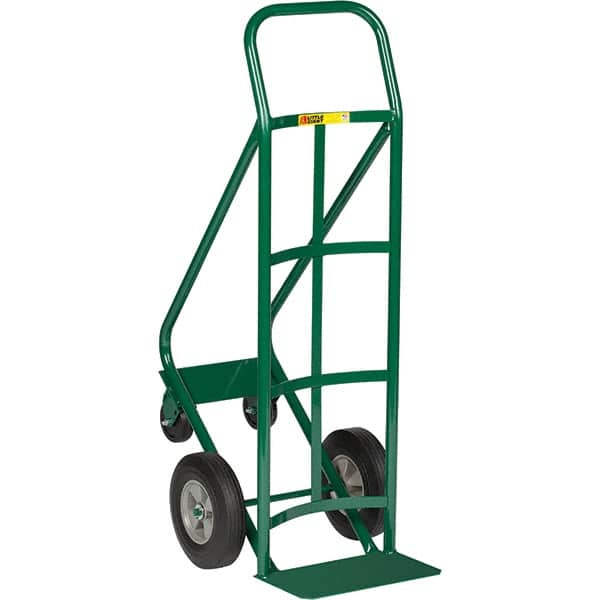 Little Giant - 800 Lb Capacity 47" OAH Hand Truck - Continuous Handle, Steel, Rubber Wheels - Makers Industrial Supply