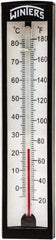 Winters - 20 to 180°F, Industrial Thermometer with Standard Thermowell - 2 Inch Immersion Length, 1-7/8 Inch Stem Length, 6 Inch Long, 1/2 Inch Thread - Makers Industrial Supply