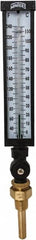 Winters - 30 to 240°F, Industrial Thermometer with Standard Thermowell - 3 Inch Immersion Length, 3-1/2 Inch Stem Length, 17 Inch Long, 3/4 Inch Thread - Makers Industrial Supply