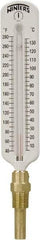 Winters - 40 to 280°F, Industrial Thermometer with Standard Thermowell - 1 Inch Immersion Length, 2 Inch Stem Length, 11 Inch Long, 1/2 Inch Thread - Makers Industrial Supply