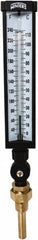 Winters - 30 to 240°F, Industrial Thermometer with Standard Thermowell - 3 Inch Immersion Length, 3-1/2 Inch Stem Length, 17 Inch Long, 3/4 Inch Thread - Makers Industrial Supply