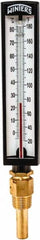 Winters - 20 to 180°F, Industrial Thermometer with Standard Thermowell - 2 Inch Immersion Length, 1.825 Inch Stem Length, 10 Inch Long, 1/2 Inch Thread - Makers Industrial Supply