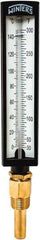 Winters - 30 to 300°F, Industrial Thermometer with Standard Thermowell - 2 Inch Immersion Length, 1.825 Inch Stem Length, 10 Inch Long, 1/2 Inch Thread - Makers Industrial Supply