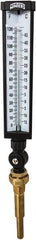 Winters - -15 to 120°F, Industrial Thermometer with Standard Thermowell - 5 Inch Immersion Length, 6 Inch Stem Length, 20 Inch Long, 3/4 Inch Thread - Makers Industrial Supply