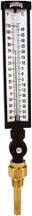 Winters - -40 to 110°F, Industrial Thermometer with Standard Thermowell - 3 Inch Immersion Length, 3-1/2 Inch Stem Length, 17 Inch Long, 3/4 Inch Thread - Makers Industrial Supply