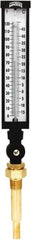 Winters - -15 to 120°F, Industrial Thermometer with Standard Thermowell - 5 Inch Immersion Length, 6 Inch Stem Length, 20 Inch Long, 3/4 Inch Thread - Makers Industrial Supply