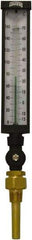 Winters - -15 to 160°F, Industrial Thermometer with Standard Thermowell - 3 Inch Immersion Length, 3-1/2 Inch Stem Length, 17 Inch Long, 3/4 Inch Thread - Makers Industrial Supply