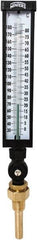 Winters - 30 to 180°F, Industrial Thermometer with Standard Thermowell - 3 Inch Immersion Length, 3-1/2 Inch Stem Length, 17 Inch Long, 3/4 Inch Thread - Makers Industrial Supply