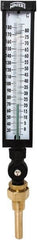 Winters - 30 to 180°F, Industrial Thermometer with Standard Thermowell - 3 Inch Immersion Length, 3-1/2 Inch Stem Length, 17 Inch Long, 3/4 Inch Thread - Makers Industrial Supply