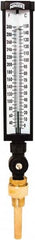 Winters - 30 to 300°F, Industrial Thermometer with Standard Thermowell - 3 Inch Immersion Length, 3-1/2 Inch Stem Length, 17 Inch Long, 3/4 Inch Thread - Makers Industrial Supply