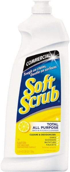 Soft Scrub - 36 oz Bottle All-Purpose Cleaner - Liquid, Lemon - Makers Industrial Supply