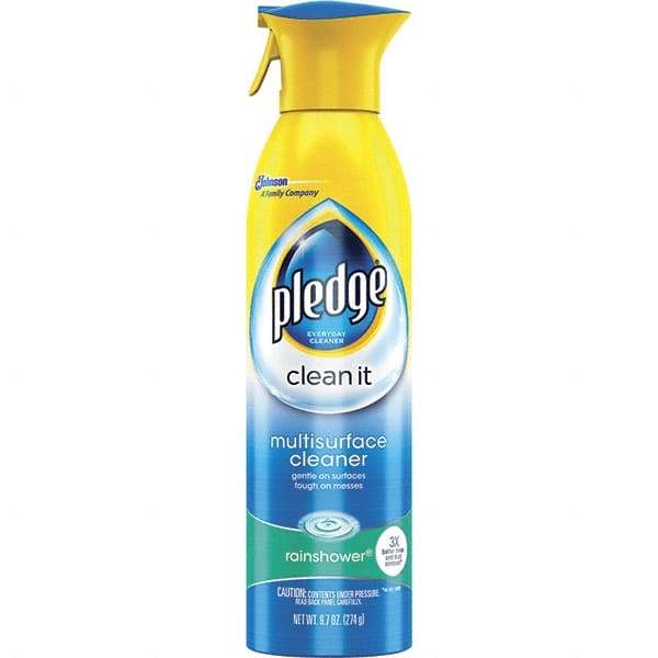 Pledge - 9.7 oz Aerosol All-Purpose Cleaner - Aerosol, Rainshower - Makers Industrial Supply