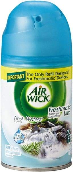 Air Wick - 6.17 oz Air Freshener Dispenser Refill - Fresh Waters, Compatible with Air Wick Freshmatic Ultra Metered-Automatic Spray Systems - Makers Industrial Supply