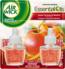 Air Wick - 0.67 oz Air Freshener Dispenser Refill - Apple Cinnamon, Compatible with Air Wick Oil Warmers - Makers Industrial Supply