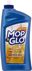 Mop&Glo - 1 Qt Bottle Cleaner - Use on Ceramic Tile, Laminate Surfaces, Linoleum, Quarry Tile, Cement, Concrete, Vinyl Tile, Terra Cotta, Terrazzo, Vinyl Composite Tile (VCT) - Makers Industrial Supply