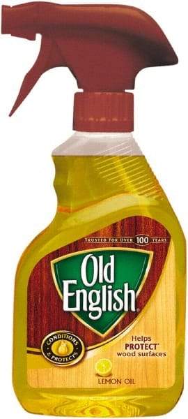 Old English - 12 Fluid Ounce Liquid Furniture Polish - Lemon Scent, Spray Bottle - Makers Industrial Supply