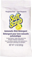 Soft Scrub - 1 oz Packet Automatic Dishwashing Powder - Lemon Scented - Makers Industrial Supply