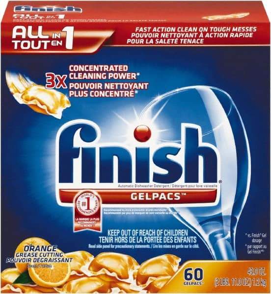 Finish - 43 oz Box Automatic Dishwashing Gel - Orange Scented - Makers Industrial Supply