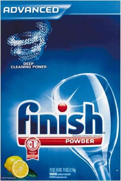 Finish - 75 oz Box Automatic Dishwashing Powder - Lemon Scented - Makers Industrial Supply