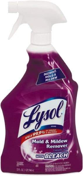 Lysol - 1 qt Spray Bottle Liquid Bathroom Cleaner - Unscented Scent, Disinfectant, Mold & Mildew Cleaner - Makers Industrial Supply