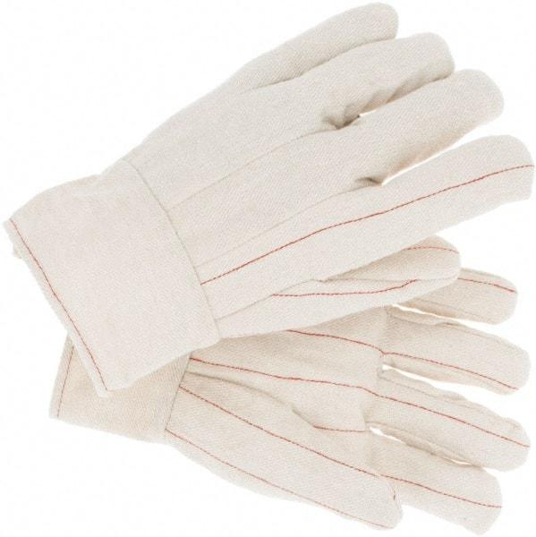 PIP - Size Universal Canvas Nap-In Work Gloves - Natural White - Makers Industrial Supply