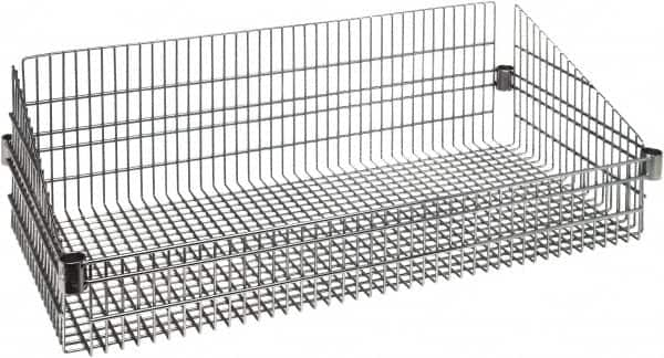 Quantum Storage - Wire Basket Unit - 36" Wide x 18" Deep x 10" High, - Makers Industrial Supply