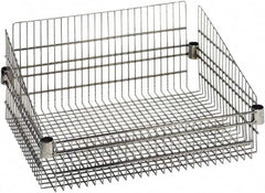 Quantum Storage - Wire Basket Unit - 24" Wide x 24" Deep x 10" High, - Makers Industrial Supply