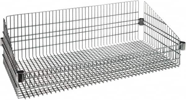 Quantum Storage - Wire Basket Unit - 36" Wide x 24" Deep x 10" High, - Makers Industrial Supply