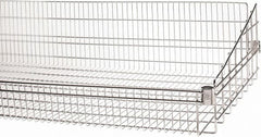 Quantum Storage - Wire Basket Unit - 60" Wide x 24" Deep x 10" High, - Makers Industrial Supply