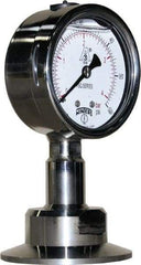 Winters - 2-1/2" Dial, 2 Thread, 0-60 Scale Range, Pressure Gauge - Lower Connection Mount, Accurate to 1.5% of Scale - Makers Industrial Supply