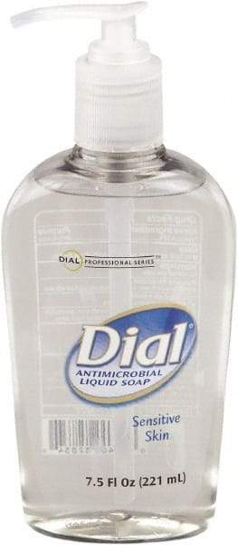 Dial - 7.5 oz Pump Bottle Liquid Soap - Clear, Pleasant Fragrance Scent - Makers Industrial Supply