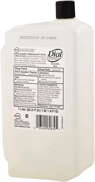 Dial - 1 L Dispenser Refill Liquid Soap - Clear, Pleasant Fragrance Scent - Makers Industrial Supply