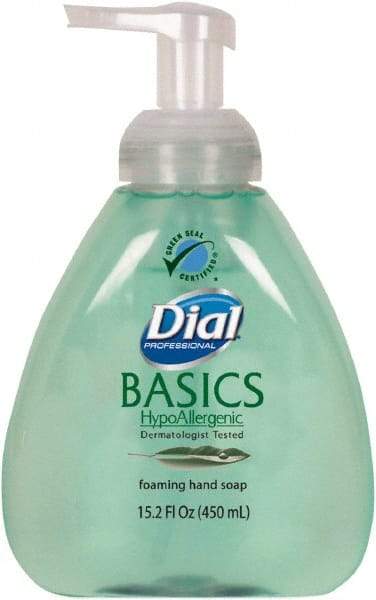 Dial - 15.2 oz Pump Bottle Foam Soap - Light Green, Fresh Fragrance Scent - Makers Industrial Supply