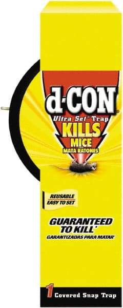 d-CON - Snap Trap for Use on Mice - 6-1/2 Inch Long - Makers Industrial Supply