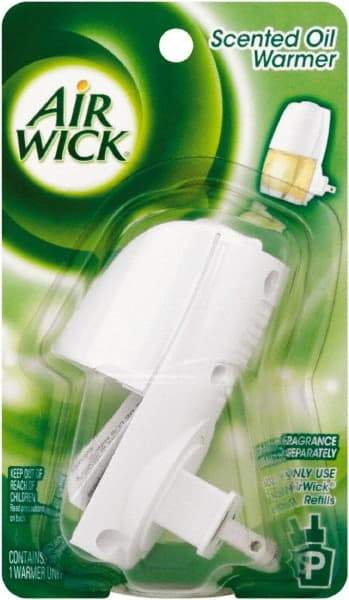 Air Wick - 4,800 Cu Ft Coverage, White Metered Aerosol Dispenser - Makers Industrial Supply