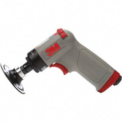 3M - 1 to 4" Disc, 15,000 RPM, Pneumatic Handheld Disc Sander - 22 CFM, 1/4 NPT Inlet, 0.45 hp - Makers Industrial Supply