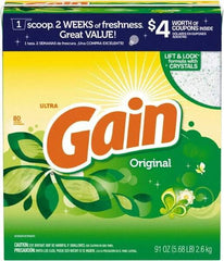 Gain - 91 oz Powder Laundry Detergent - Powder - Makers Industrial Supply