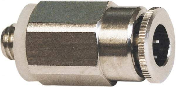 Tool-Flo - 1/8" ID x 1/8" OD, Coolant Fitting for Indexable Clamping Units - Series 9HCP. - Makers Industrial Supply