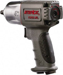 AIRCAT - 3/8" Drive, 10,000 RPM, 500 Ft/Lb Torque Impact Wrench - Pistol Grip Handle, 1,350 IPM, 6 CFM, 90 psi, 1/4" NPT Inlet - Makers Industrial Supply