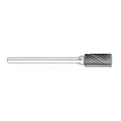 ‎SF-51 -6mm × 12mm LOC × 6mm Shank × 50mm OAL Round Nose Tree Carbide Medium Right Hand Spiral Burr - Makers Industrial Supply