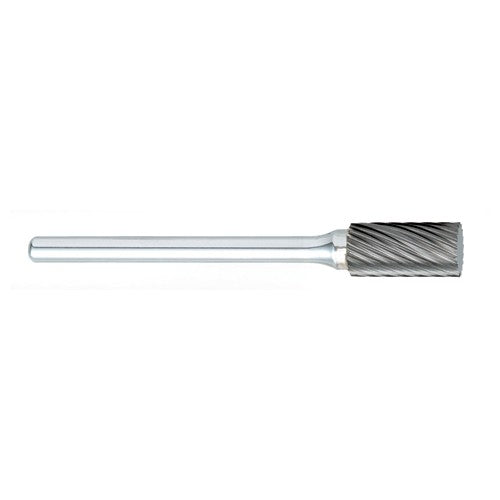 ‎SM-51 -6mm × 12mm LOC × 6mm Shank × 50mm OAL Pointed Cone Carbide Medium Right Hand Spiral Burr - Makers Industrial Supply