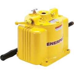 Enerpac - Manual Hydraulic Pumps Number of Stages: 1.000 Oil Volume Per Stroke (Cu. In.): 0.29 - Makers Industrial Supply