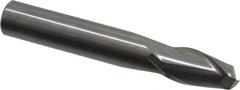 Onsrud - 3/8" Cutting Diam x 5/8" Length of Cut, 2 Flute, Upcut Spiral Router Bit - Uncoated, Right Hand Cut, Solid Carbide, 2-1/2" OAL x 3/8" Shank Diam, Bottom-Surfacing, 30° Helix Angle - Makers Industrial Supply