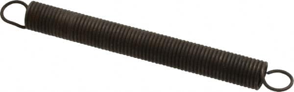 Gardner Spring - 1/2" OD, 9.04" Max Ext Len, 0.063" Wire Diam Spring - 4.2 Lb/In Rating, 1.7 Lb Init Tension - Makers Industrial Supply